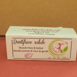 Dentifrice solide